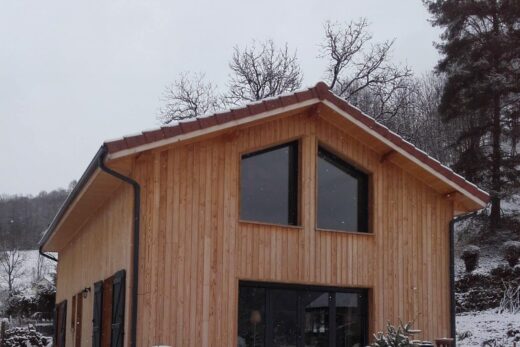 construction maison ossature bois Bouny