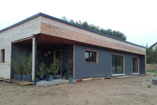 construction maison ossature bois Bouny