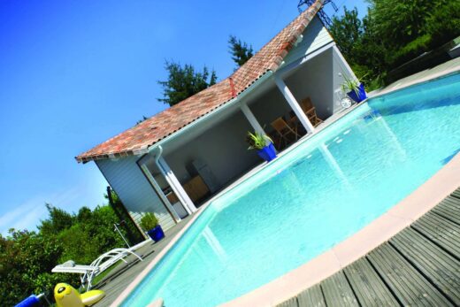 Cuisine exterieur en bois Bouny realisation